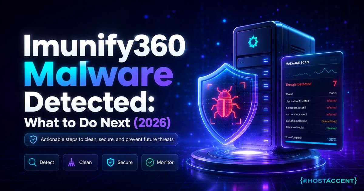 Imunify360 Malware Detected: What to Do Next (2026)
