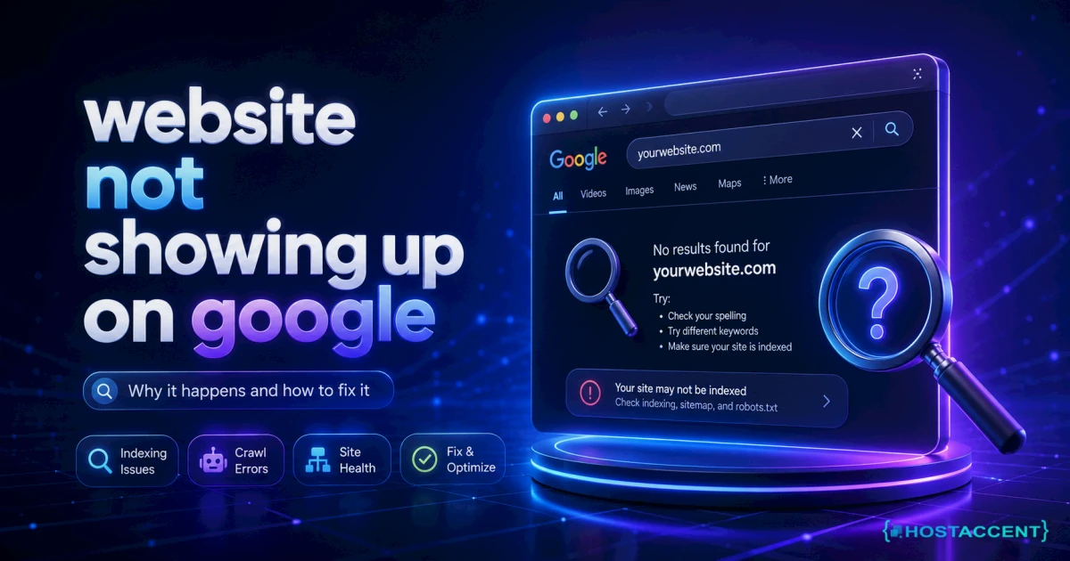 Website Not Showing Up on Google? 9 Fast Fixes (2026)